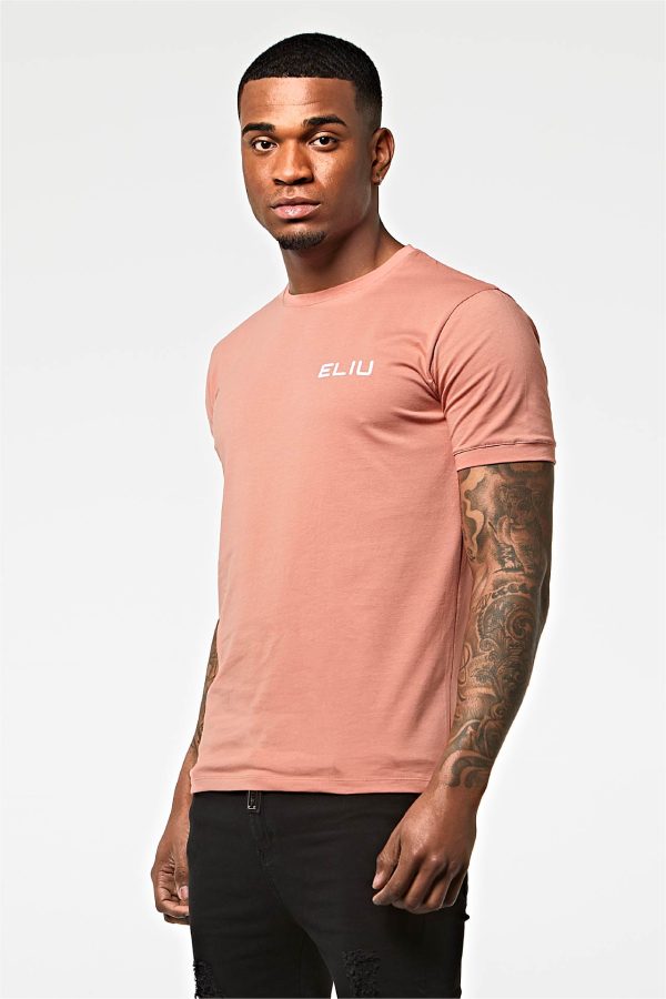 Camiseta basica algodon Coral
